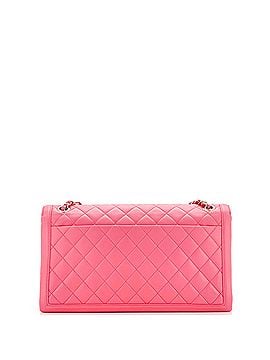 Chanel 3 Compartment Flap Bag Quilted Lambskin Medium (view 2)