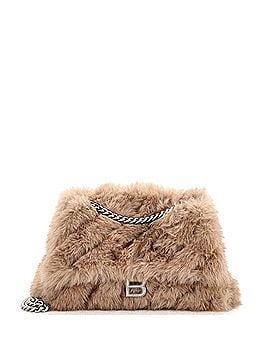 Balenciaga Crush Chain Flap Bag Faux Fur Medium (view 1)