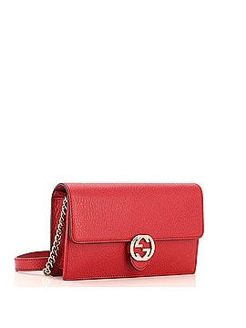 Gucci Interlocking Wallet on Chain (Outlet) Leather (view 2)