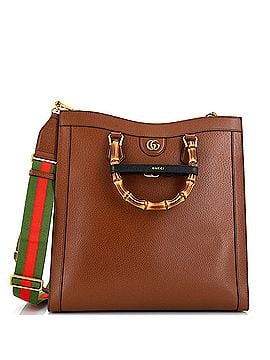 Gucci Diana NM Bamboo Handle Tote Leather Large (view 1)