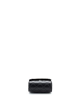 Chanel CC Kisslock Frame Top Handle Clutch with Chain Quilted Lambskin Mini (view 2)