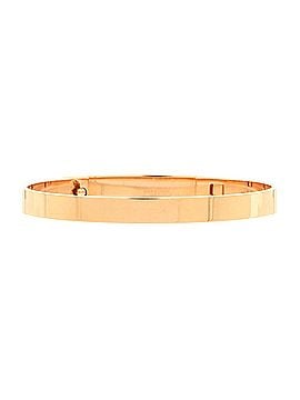 Hermès Collier de Chien Bracelet 18K Rose Gold with Pave Diamond Studs PM (view 2)