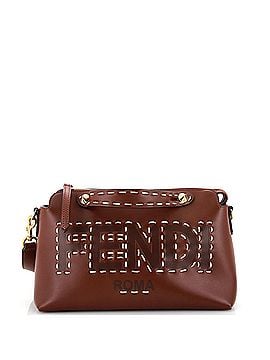 Fendi Logo By The Way Satchel Embossed Leather Small (view 1)