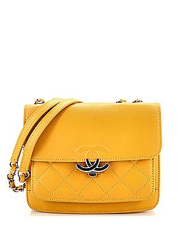 Chanel CC Box Flap Bag Quilted Calfskin Mini (view 1)