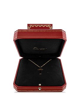 Cartier Cross Pendant Necklace 18K Yellow Gold (view 2)
