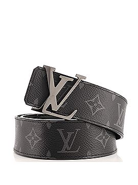Louis Vuitton LV Initiales Reversible Belt Monogram Eclipse Canvas and Leather Wide (view 1)