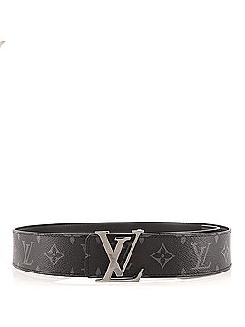 Louis Vuitton LV Initiales Reversible Belt Monogram Eclipse Canvas and Leather Wide (view 2)