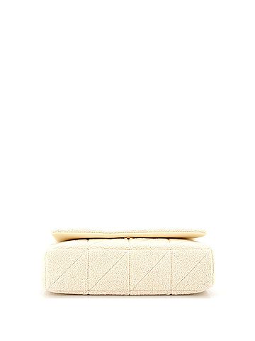 medium jamie quilted bouclé shoulder bag