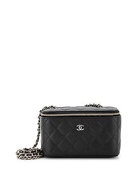 Chanel Classic Vanity Case with Chain Quilted Caviar Small (view 1)