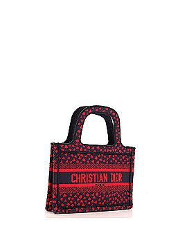 Christian Dior Book Tote I Love Paris Heart Embroidered Canvas Mini (view 2)