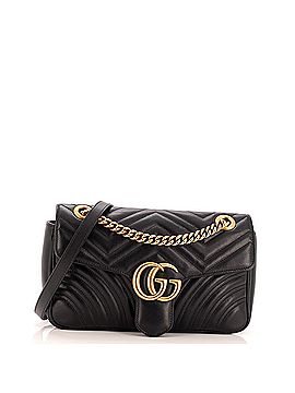 Gucci GG Marmont Flap Bag Matelasse Leather Small (view 1)