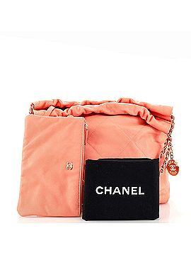 Chanel 22 Chain Hobo Quilted Caviar Small (view 2)