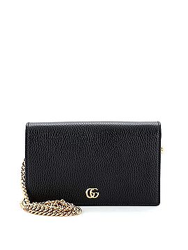Gucci Petite GG Marmont Chain Wallet Leather Mini (view 1)