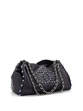 Chanel Pearl Obsession Accordion Tote Lambskin Medium (view 2)