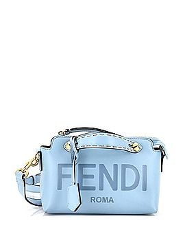 Fendi Logo By The Way Satchel Embossed Leather Mini (view 1)