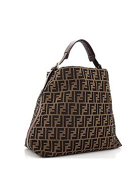 Fendi Buckle Strap Hobo Zucca Canvas Large (view 2)