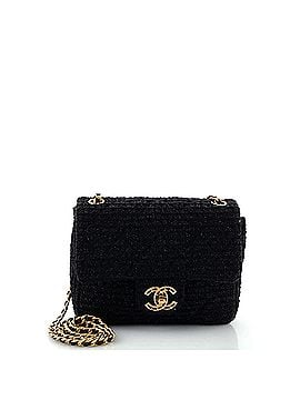 Chanel Square Classic Single Flap Bag Quilted Tweed with Crystals Mini (view 1)