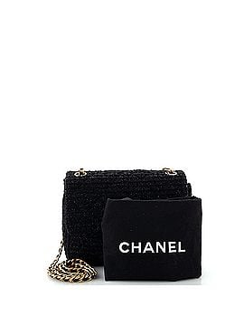 Chanel Square Classic Single Flap Bag Quilted Tweed with Crystals Mini (view 2)