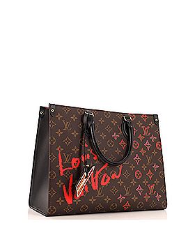 Louis Vuitton OnTheGo Tote Limited Edition Fall in Love Monogram Canvas MM (view 2)