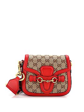 Gucci Lady Web Shoulder Bag GG Canvas Small (view 1)
