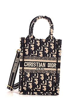 Christian Dior Book Tote Phone Bag Oblique Canvas Mini (view 1)