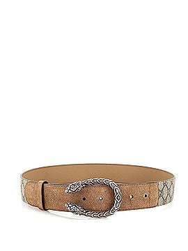 Gucci Dionysus Belt GG Coated Canvas Wide (view 2)