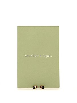 Van Cleef & Arpels Sweet Alhambra Stud Earrings 18K Yellow Gold and Onyx (view 2)
