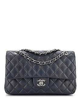 Chanel Vintage Classic Double Flap Bag Quilted Caviar Medium (view 1)