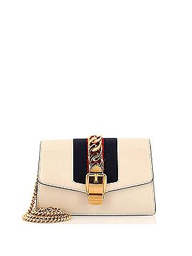 Gucci Sylvie Chain Shoulder Bag Leather Super Mini (view 1)