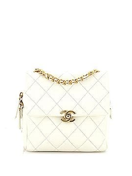 Chanel Chain Melody Flap Backpack Quilted Caviar Small (view 1)