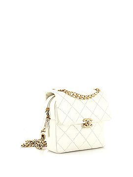 Chanel Chain Melody Flap Backpack Quilted Caviar Small (view 2)