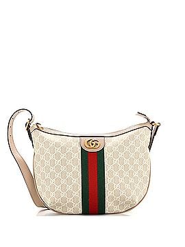 Gucci Ophidia Half Moon Hobo GG Coated Canvas Small (view 1)
