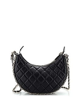 Chanel Chain Around Hook Hobo Quilted Lambskin Small (view 2)