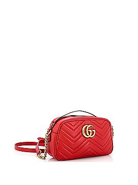 Gucci GG Marmont Shoulder Bag Matelasse Leather Small (view 2)