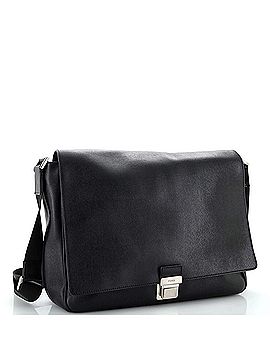 Fendi Pushlock Flap Messenger Bag Leather Large (view 2)