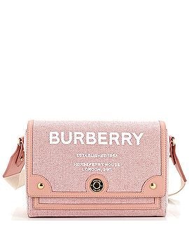 Burberry Note Crossbody Bag Canvas with Leather Medium (view 1)