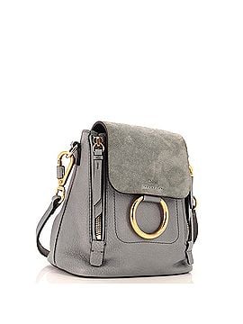 Chloé Faye Backpack Leather and Suede Mini (view 2)