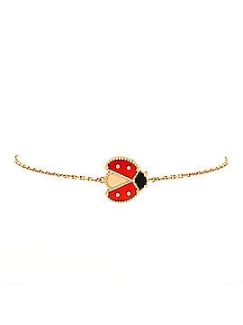 Van Cleef & Arpels Lucky Spring Open Wings Ladybug Bracelet 18k Rose Gold with Carnelian and Onyx (view 1)