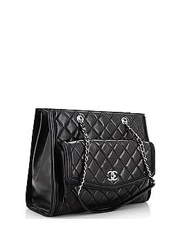 Chanel Geometric Shopping Tote Quilted Lambskin Large (view 2)