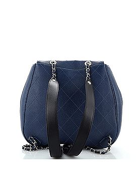 Chanel CC Drawstring Backpack Quilted Caviar Medium (view 2)