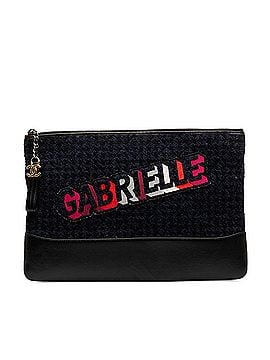 Chanel Tweed Gabrielle Clutch Bag (view 1)