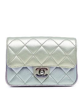 Chanel Iridescent Lambskin Wristlet Clutch Bag (view 1)
