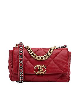 Chanel Medium Lambskin 19 Flap Bag (view 1)