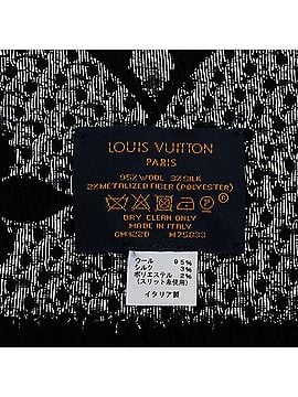 Louis Vuitton Logomania Wool Shine Scarf (view 2)