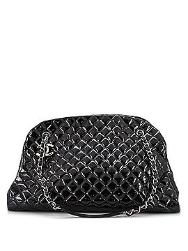 Chanel Just Mademoiselle Bag Quilted Glazed Calfskin Medium (view 1)
