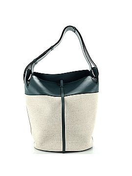 Burberry Supple Bucket Bag Canvas with Leather Medium (view 1)