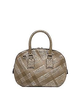Burberry Embossed Leather Orchard Handle Bag (view 2)