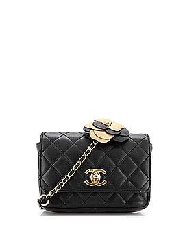 Chanel Private Affair Camellia Flap Bag Quilted Lambskin Small (view 1)