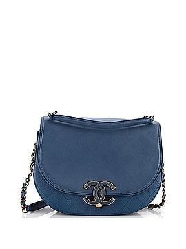 Chanel Coco Curve Flap Messenger Calfskin and Quilted Goatskin Medium (view 1)