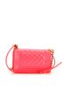 Chanel 100% Patent Leather Pink Boy Flap Bag Quilted Patent Small One Size - photo 3